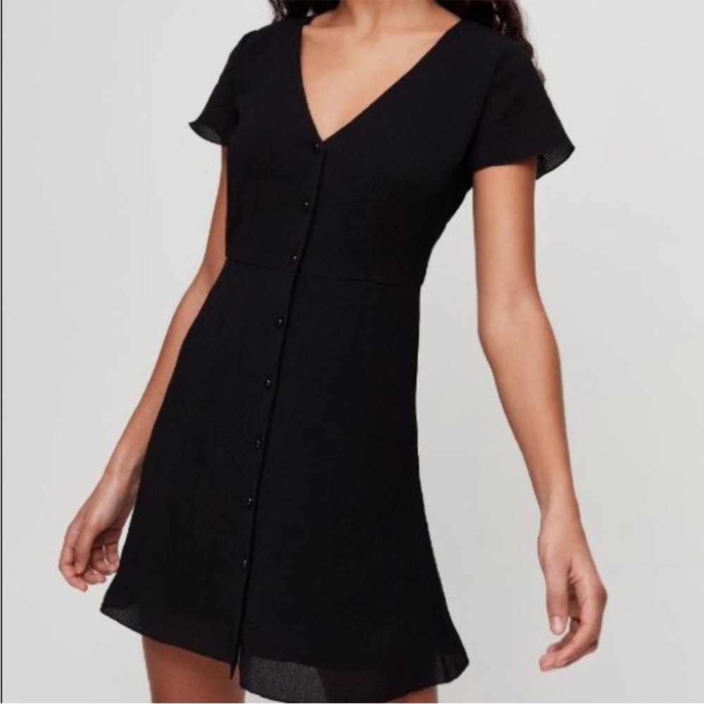 Aritzia Wilfred Nazaire Black Dress